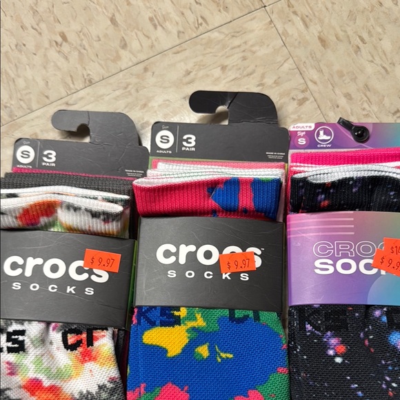 Crocs Colorful Socks Set - Picture 2 of 2